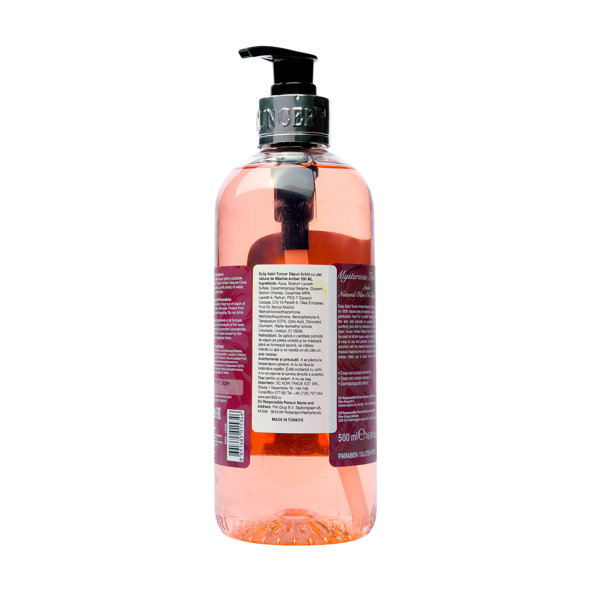 Sapun lichid amber cu ulei de masline 500 ml