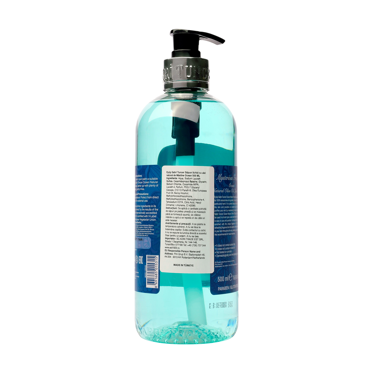 Sapun lichid Ocean cu ulei de masline 500 ml