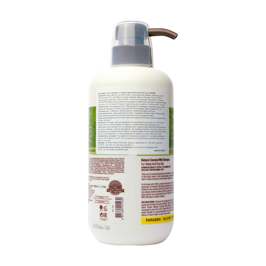 Sampon cu lapte din nuca de cocos 600ml