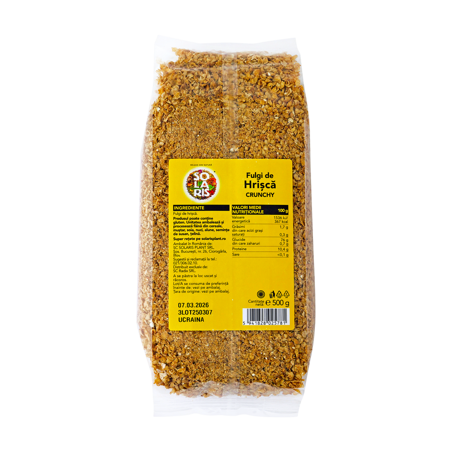 Fulgi de hrisca crunchy 500 g