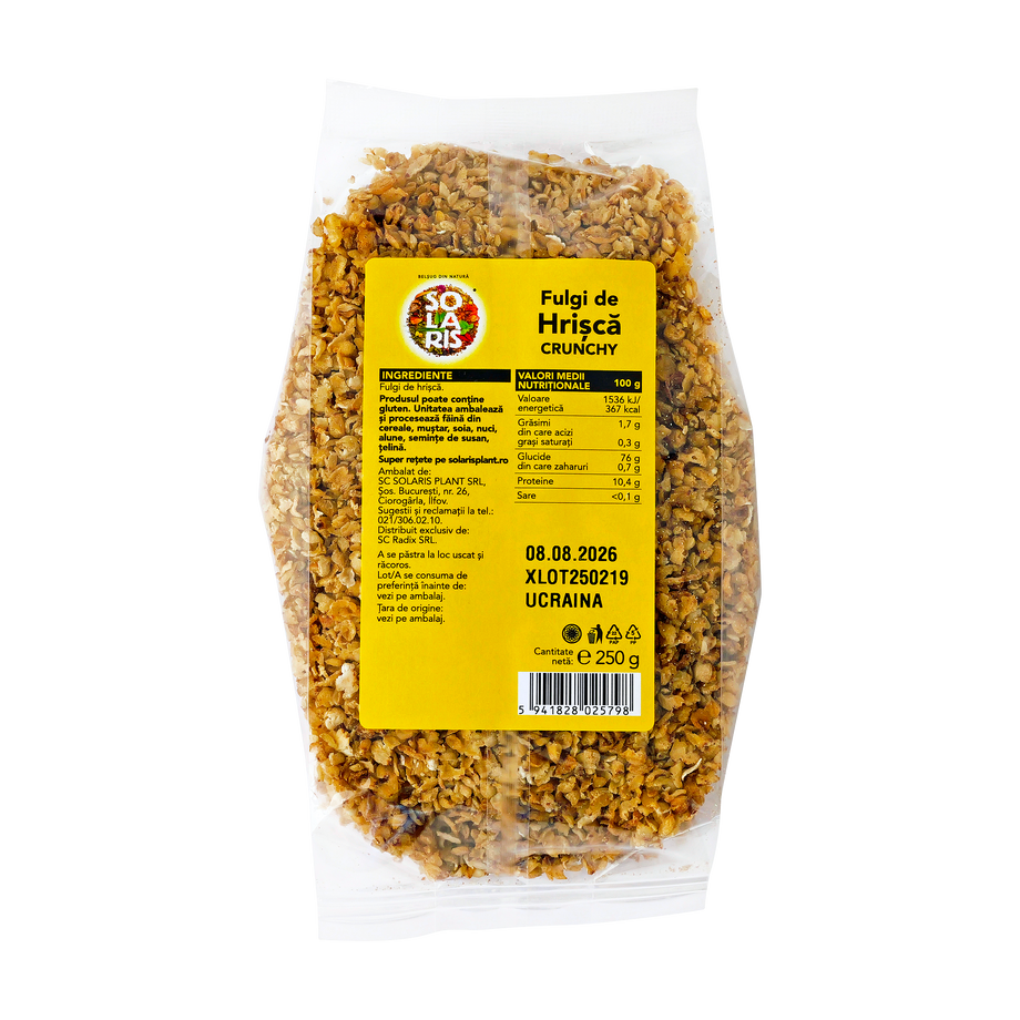 Fulgi de hrisca crunchy 250 g