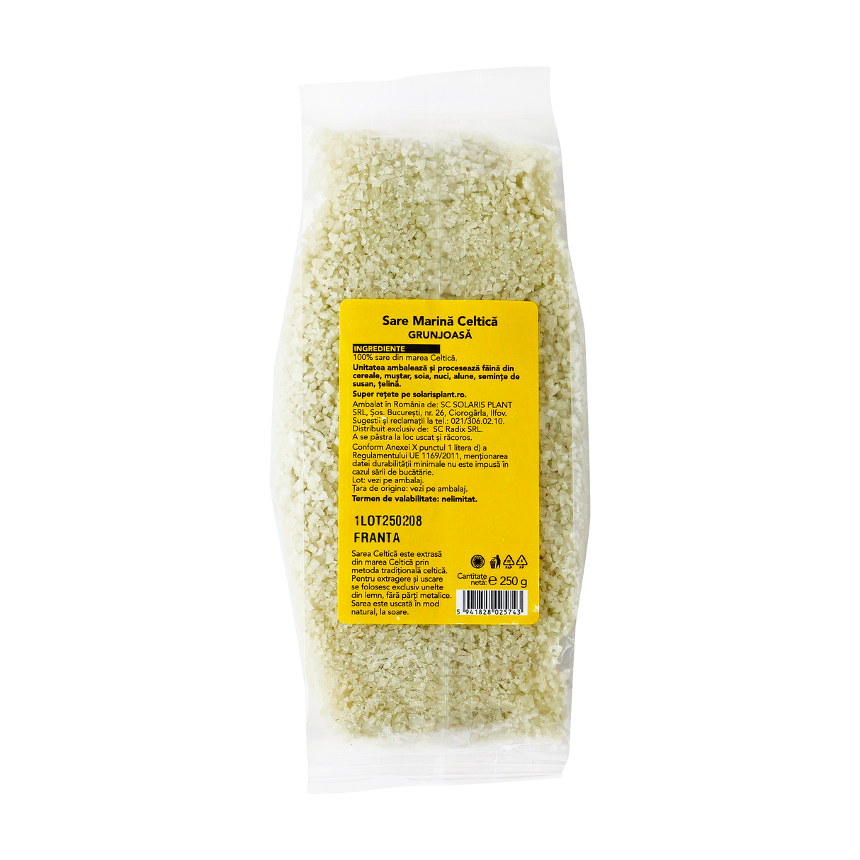 Sare marina grunjoasa celtica 250 g