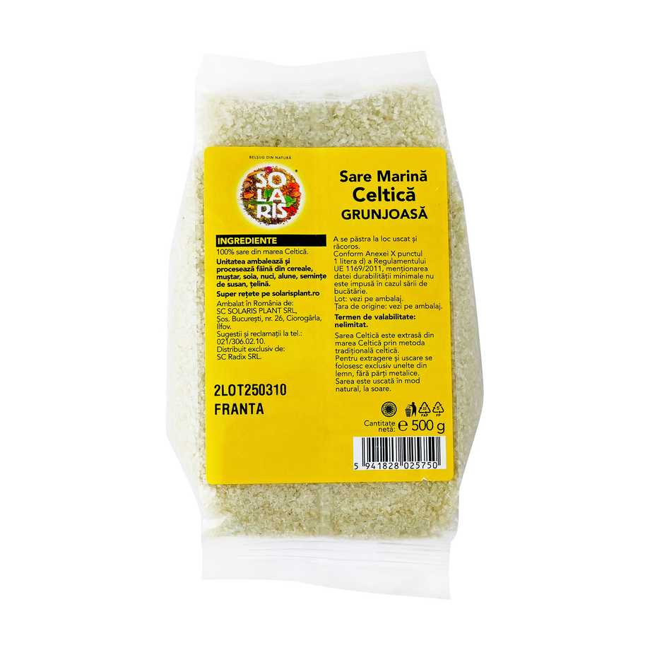 Sare marina grunjoasa celtica 500 g