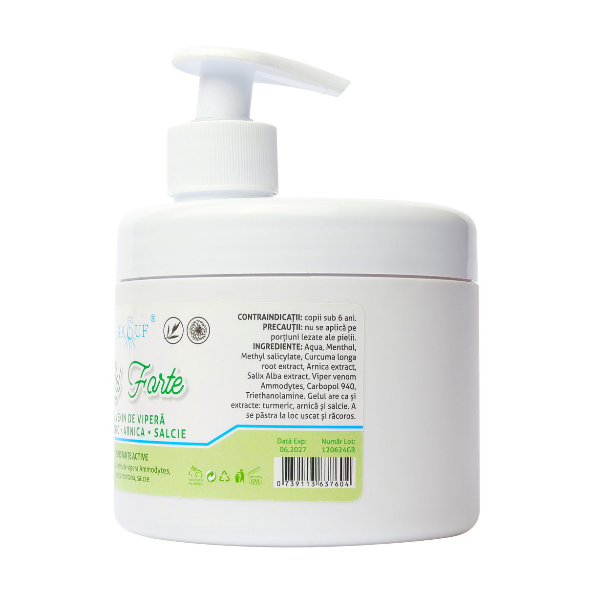 Gel forte cu venin de vipera 500 ml