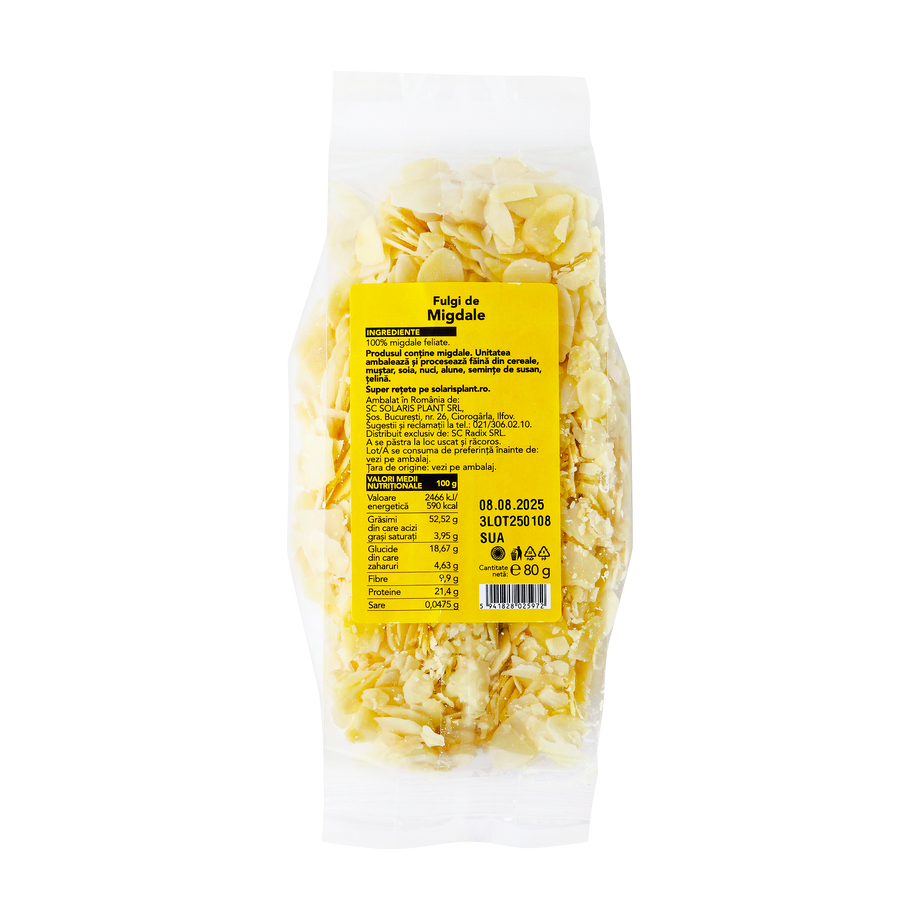 Fulgi de migdale 80 g