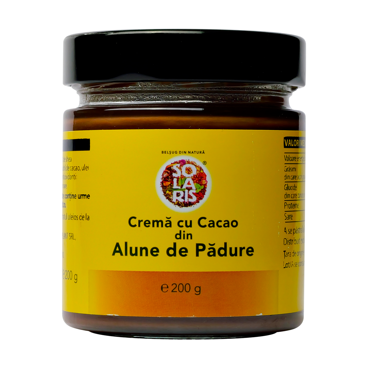 Crema cu cacao din alune de padure 200 g