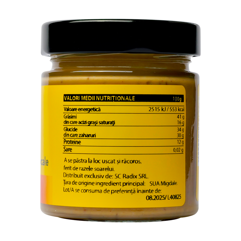 Crema de migdale cu portocale crocanta 200 g