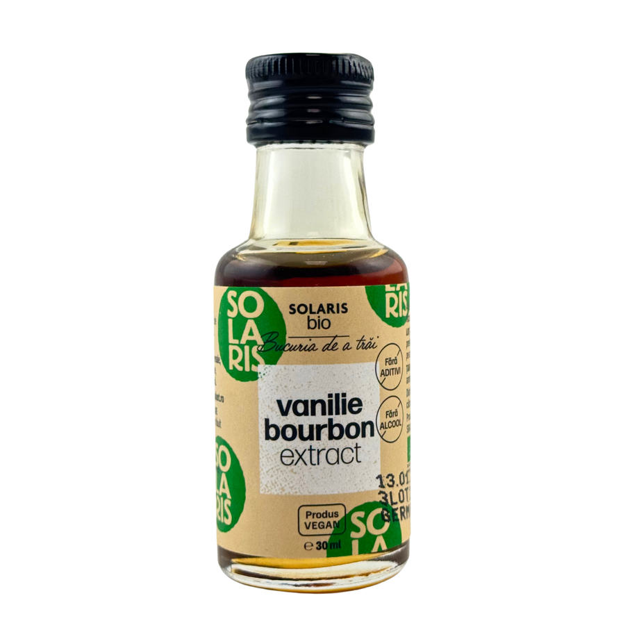 Extract de vanilie bourbon fara alcool Eco 30ml Solaris Bio