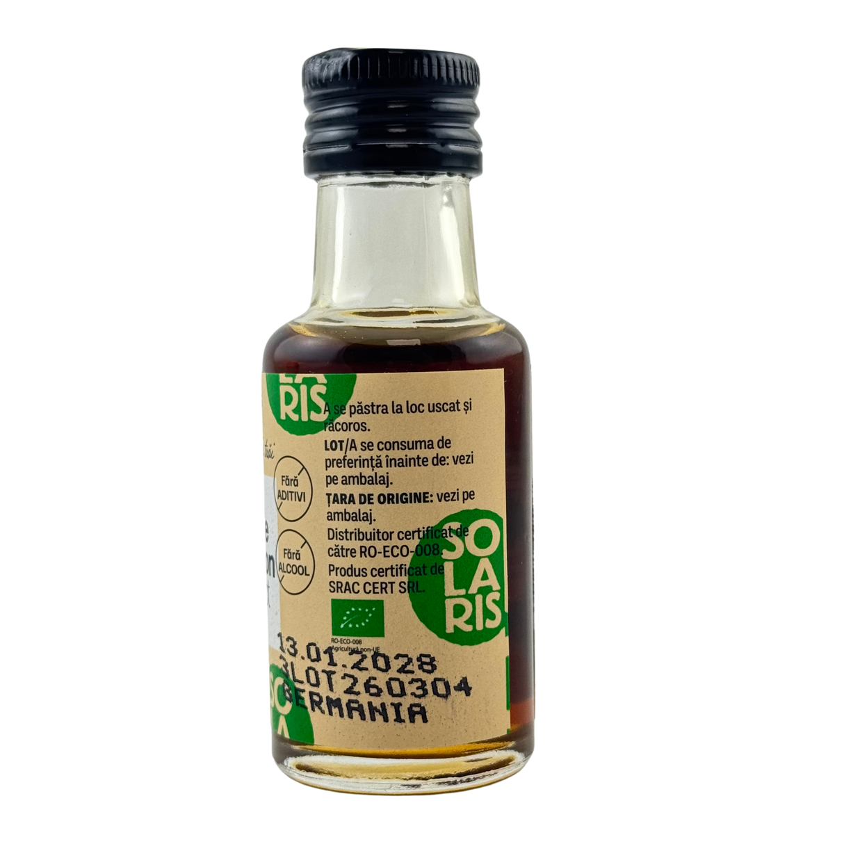 Extract de vanilie bourbon fara alcool Eco 30ml Solaris Bio