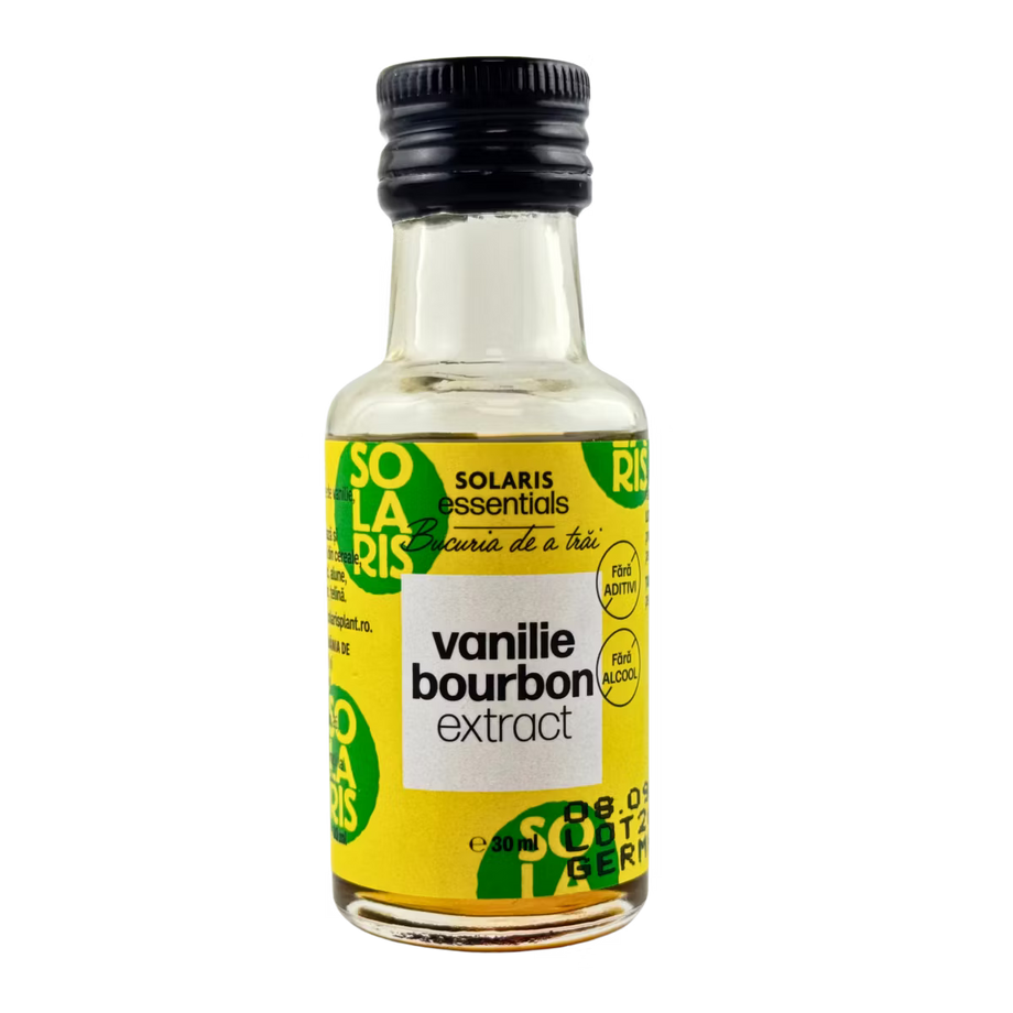 Extract de vanilie bourbon fara alcool 30ml Solaris
