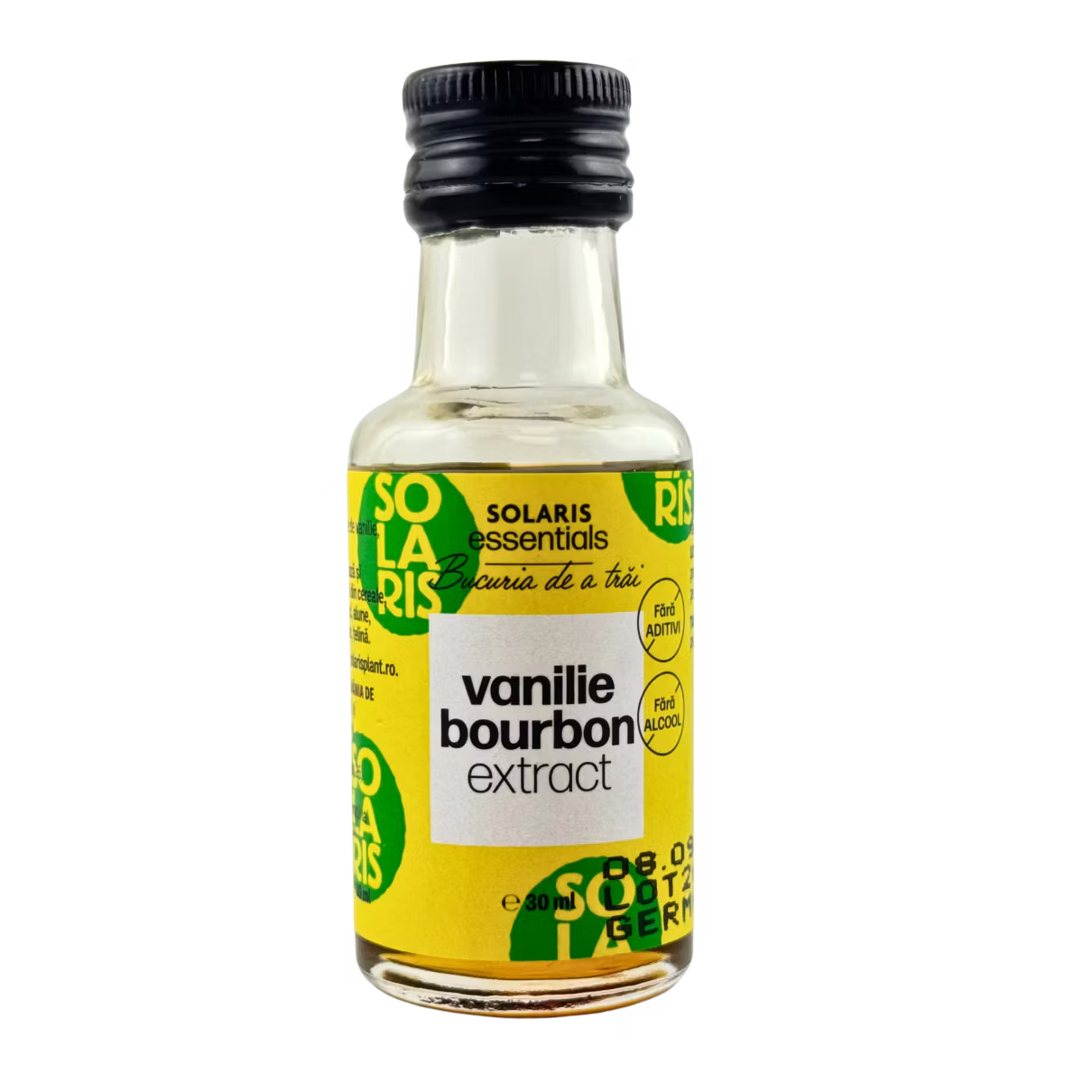 Extract de vanilie bourbon fara alcool 30ml Solaris - imagine 2