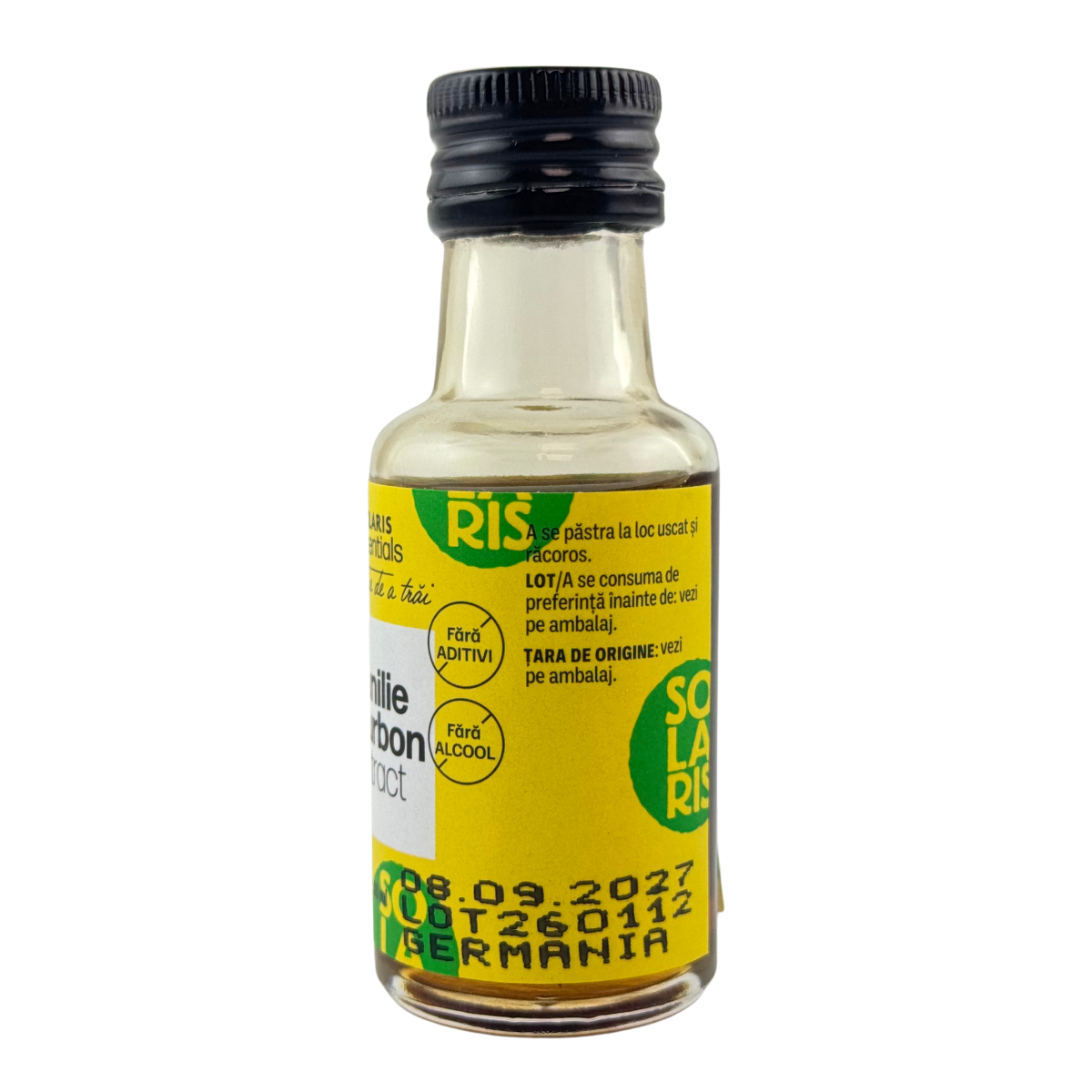 Extract de vanilie bourbon fara alcool 30ml Solaris