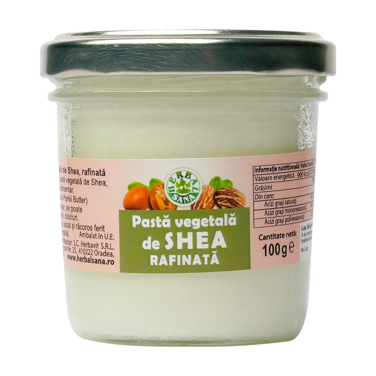 Pasta vegetala de shea rafinata 100 g