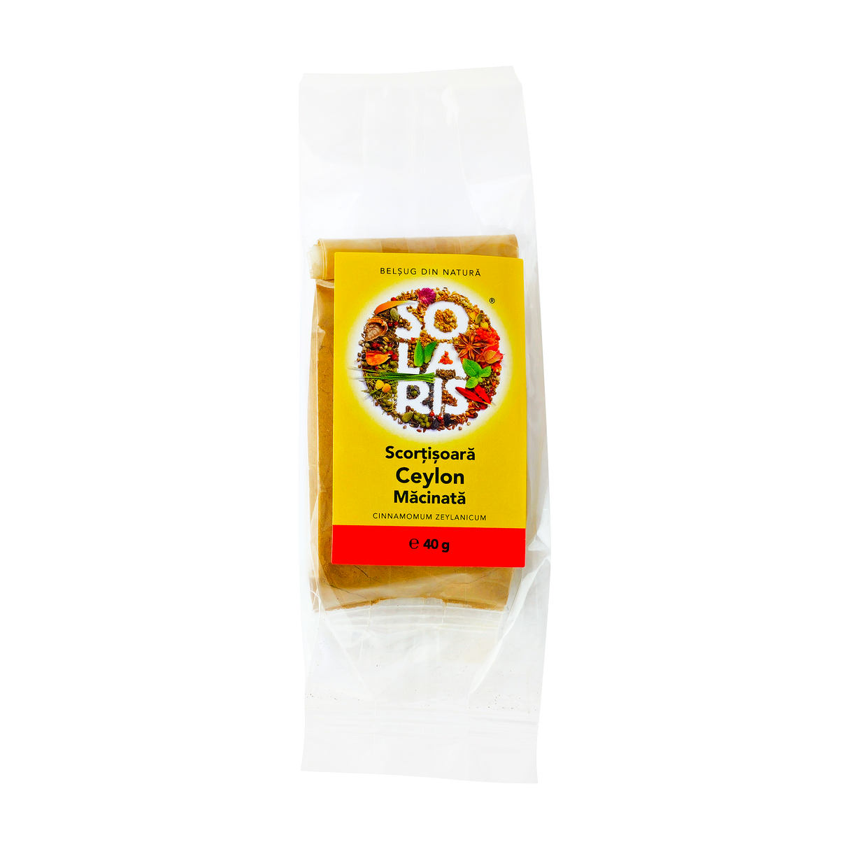 Scortisoara Ceylon macinata 40 g Solaris