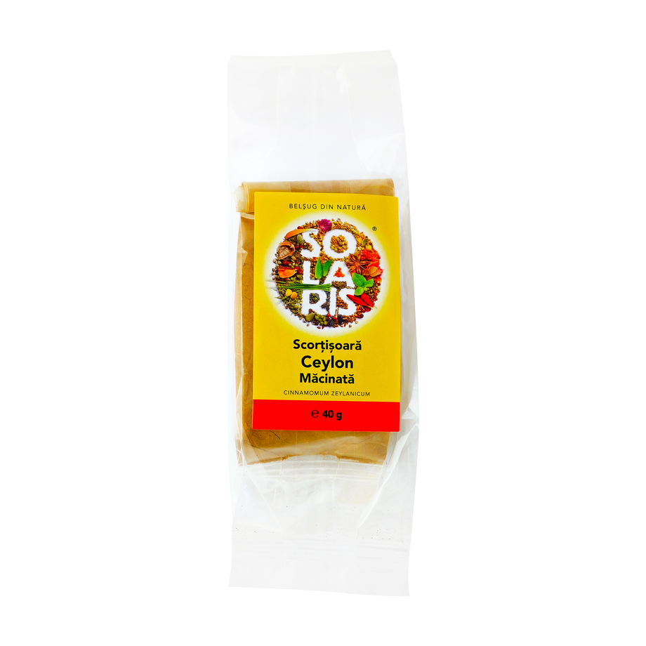 Scortisoara Ceylon macinata 40 g Solaris