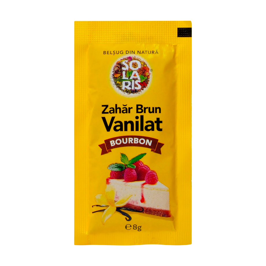 Zahar brun vanilat Bourbon 8 g