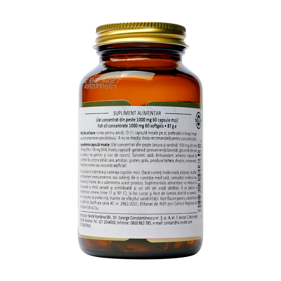 Fish oil concentrate 1000mg 60 capsule