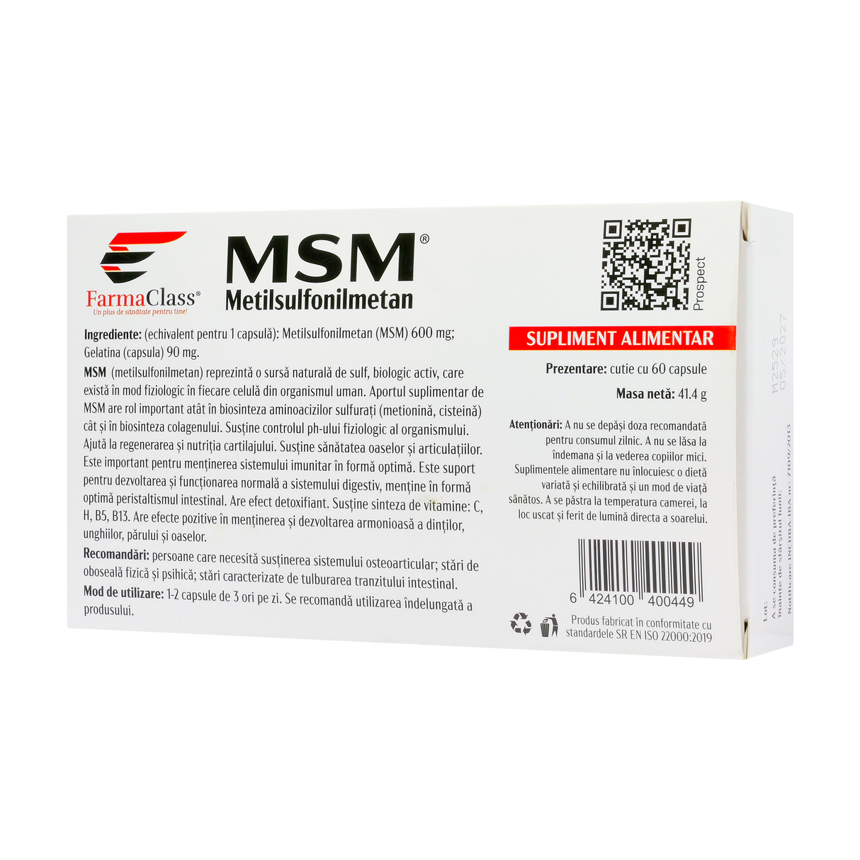 Msm 60 capsule