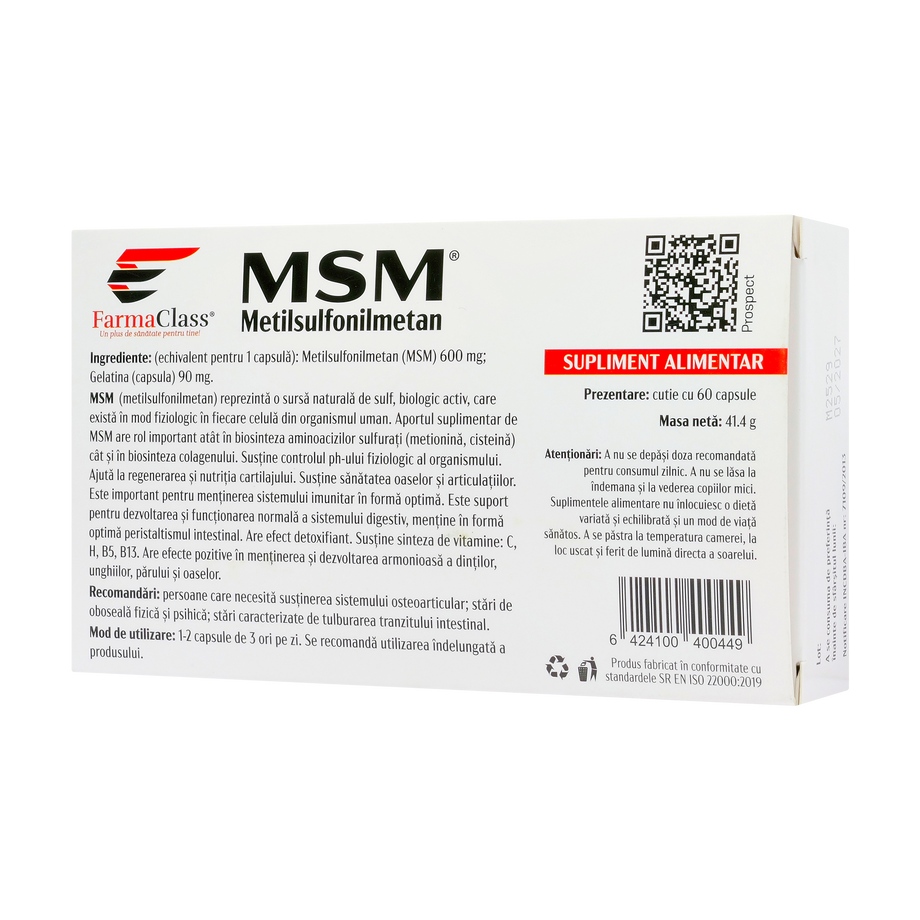 Msm 60 capsule