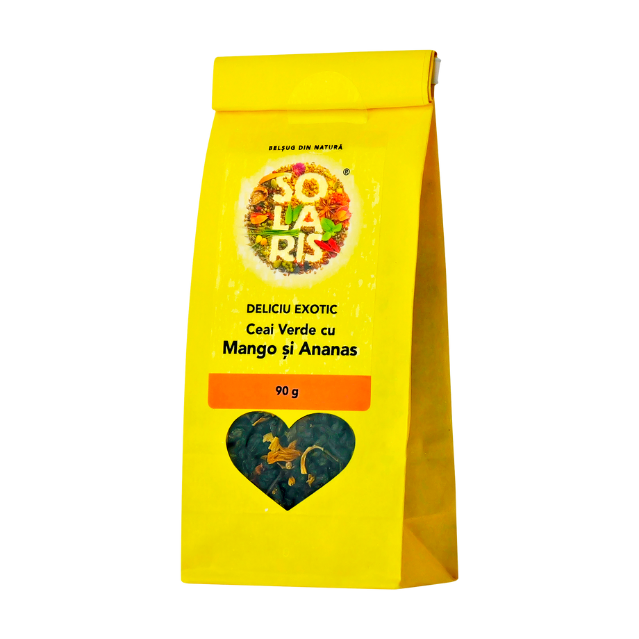 Ceai verde cu mango si ananas 90 g