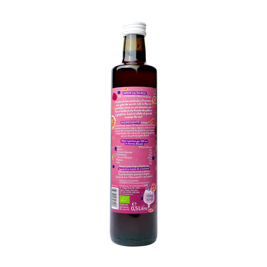 Sirop lili in roz 0.5 l