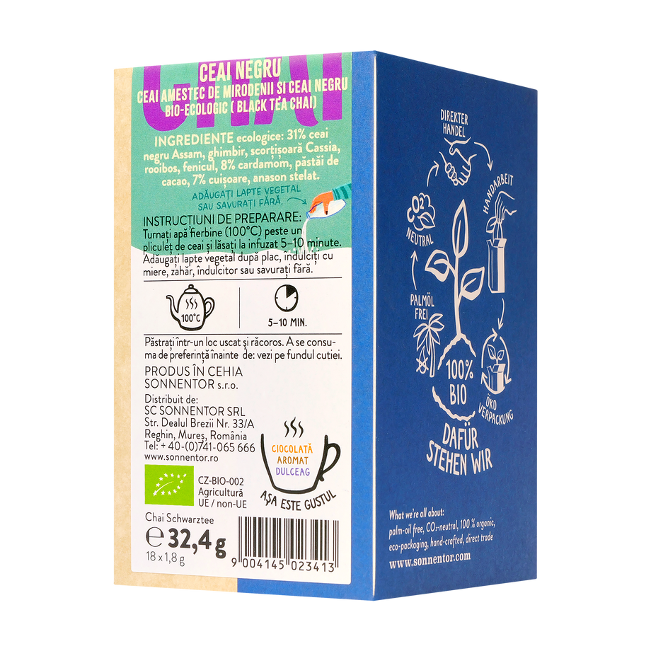 Ceai "chai" negru 18 plicuri