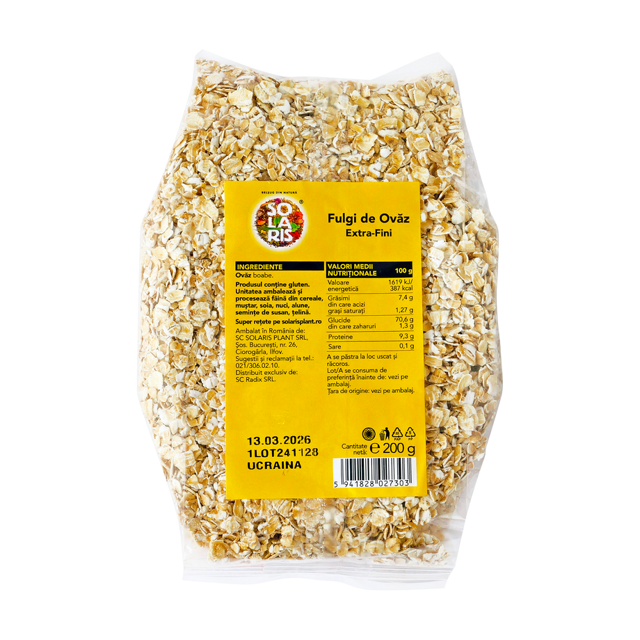 Fulgi de ovaz extra fini 200 g