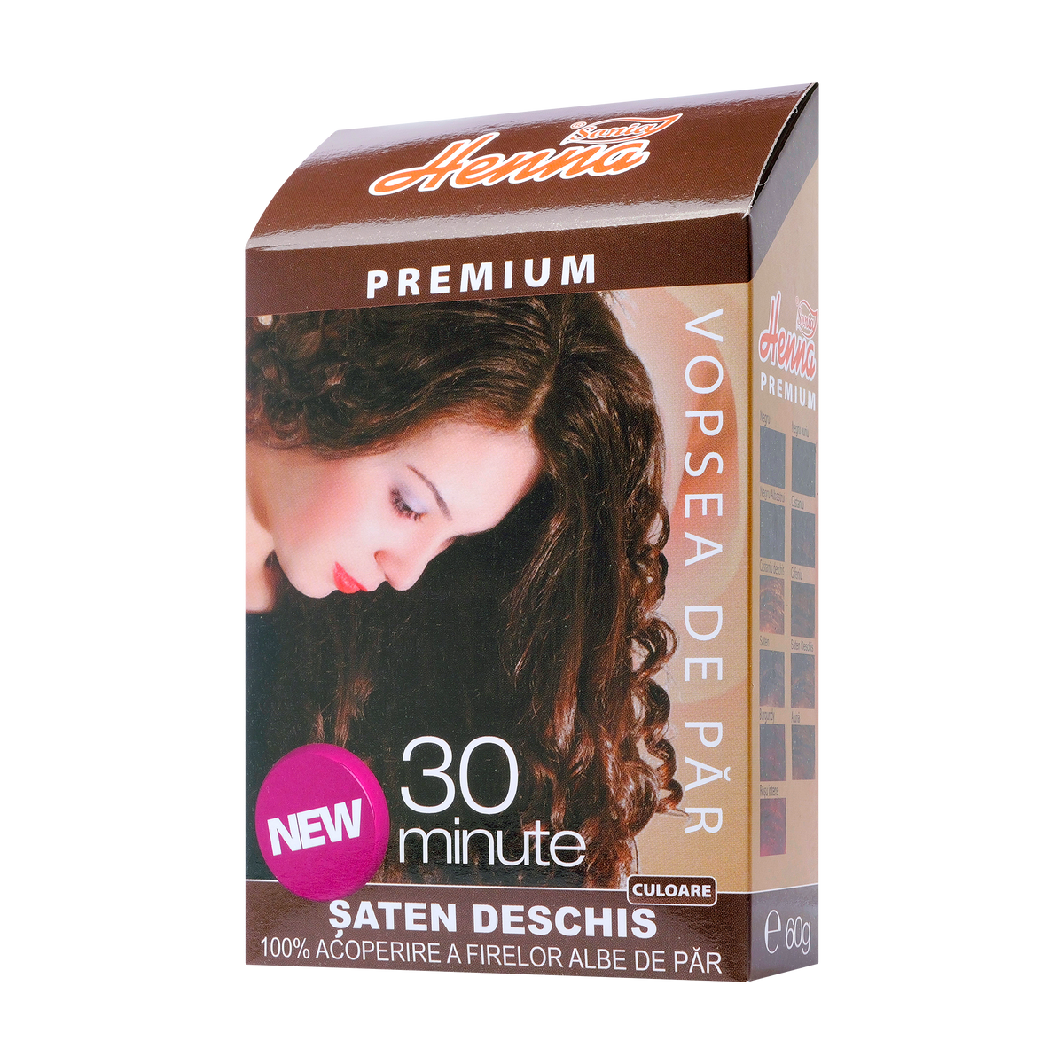 Vopsea par henna sonia premium saten deschis 60 g