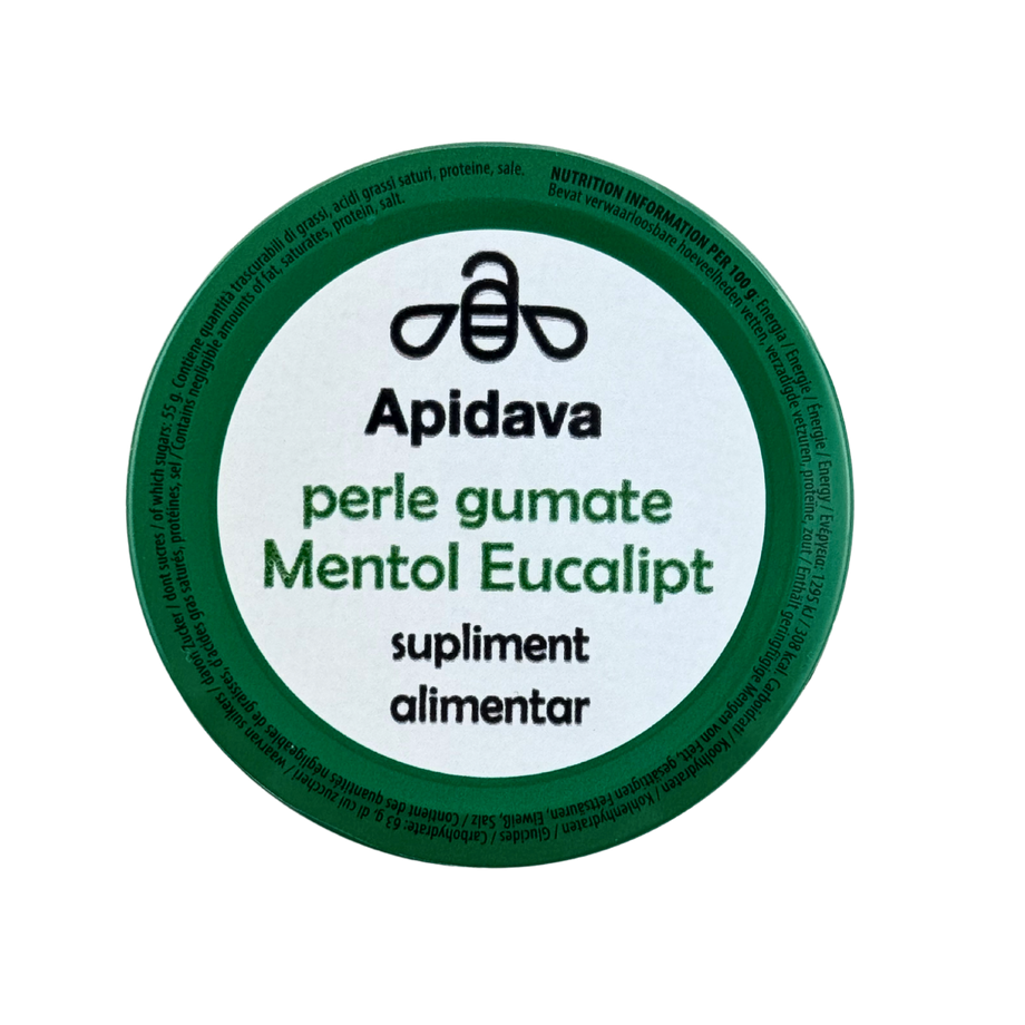 Pastile gumate cu mentol si eucalipt 50 g
