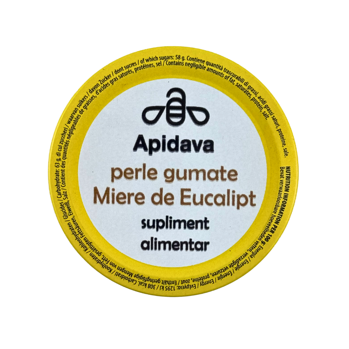 Pastile gumate cu miere si eucalipt 50 g