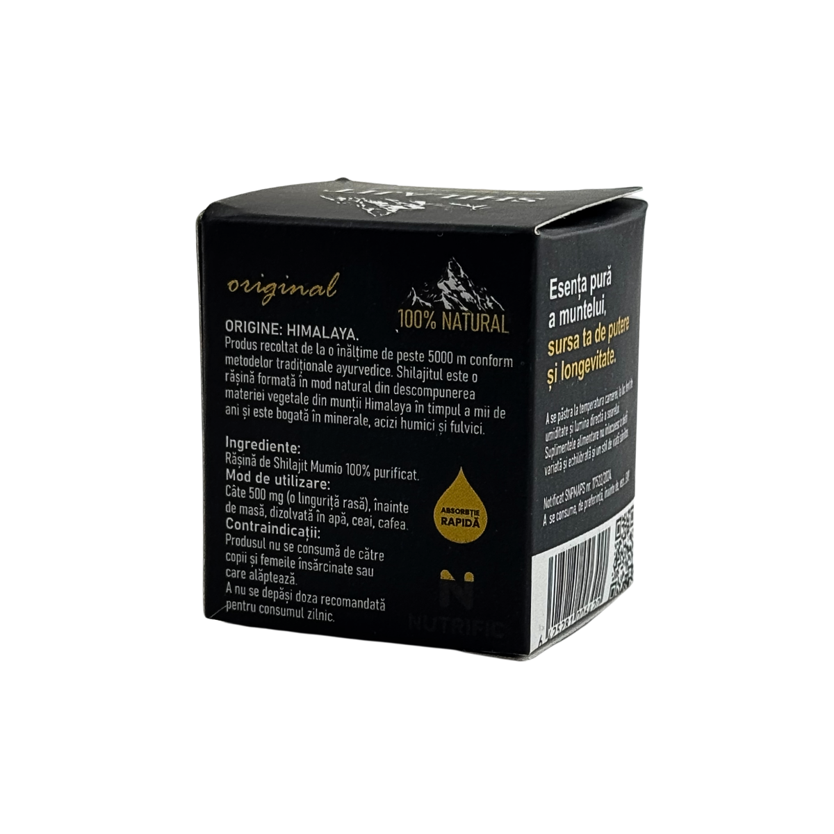 Shilajit original rasina Mumio 100% pura 50 g