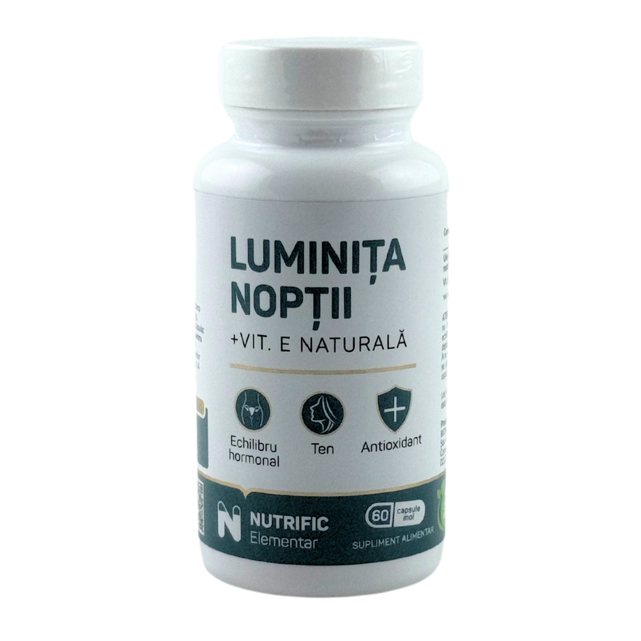 Luminita noptii cu vitamina E naturala 60 capsule