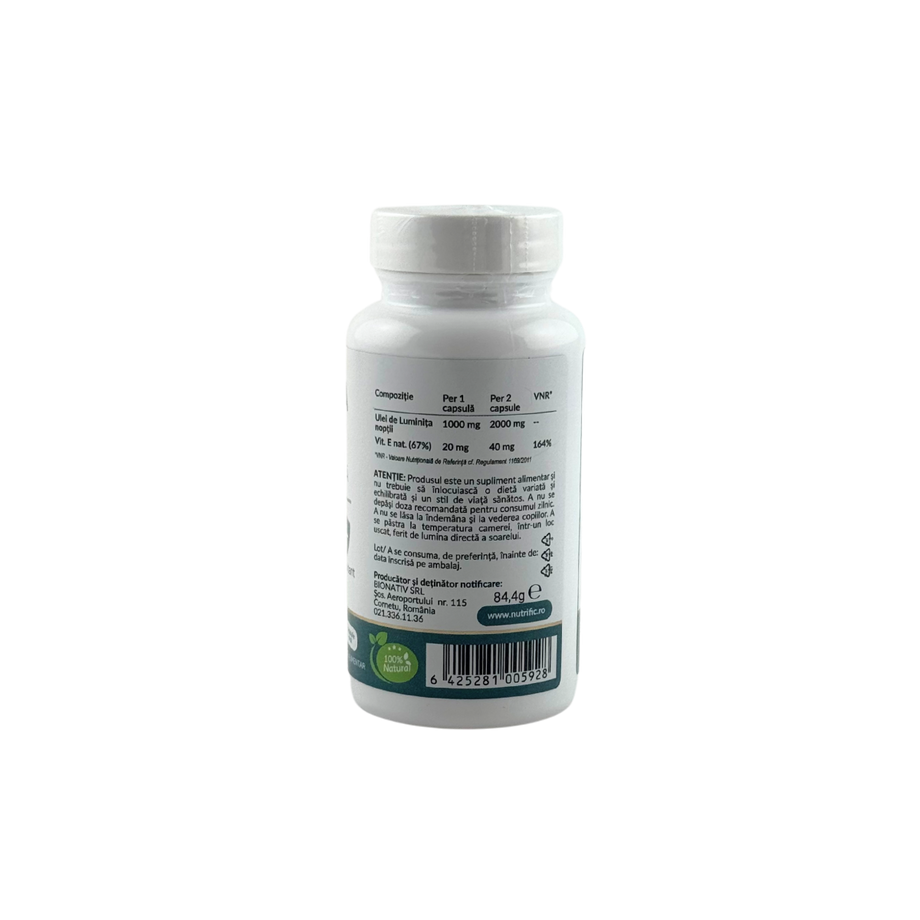 Luminita noptii cu vitamina E naturala 60 capsule