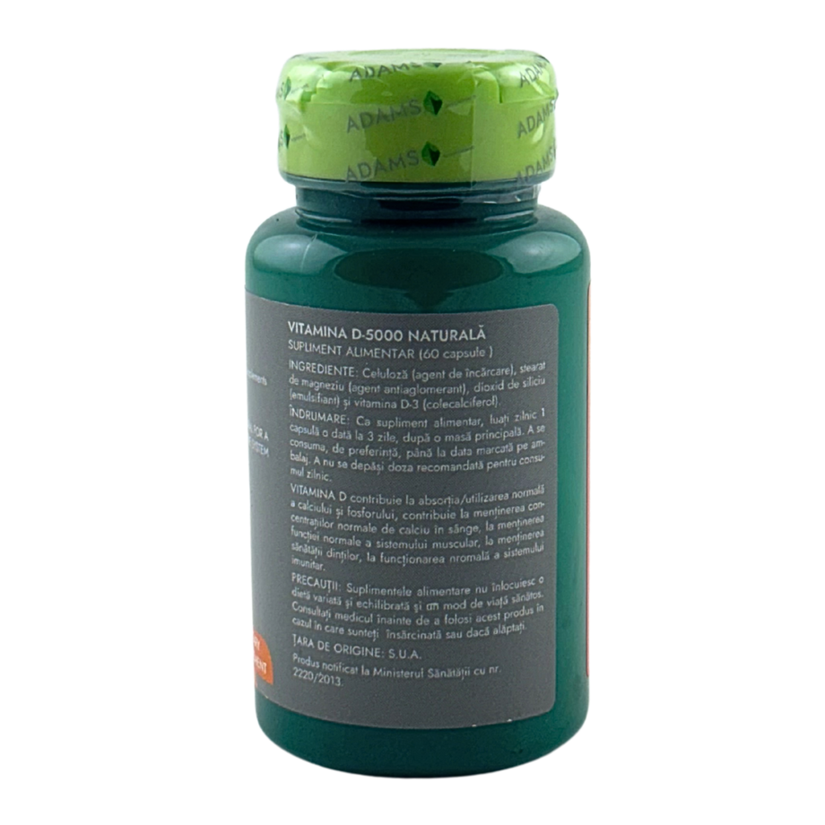 Vitamina D 5000 60 capsule