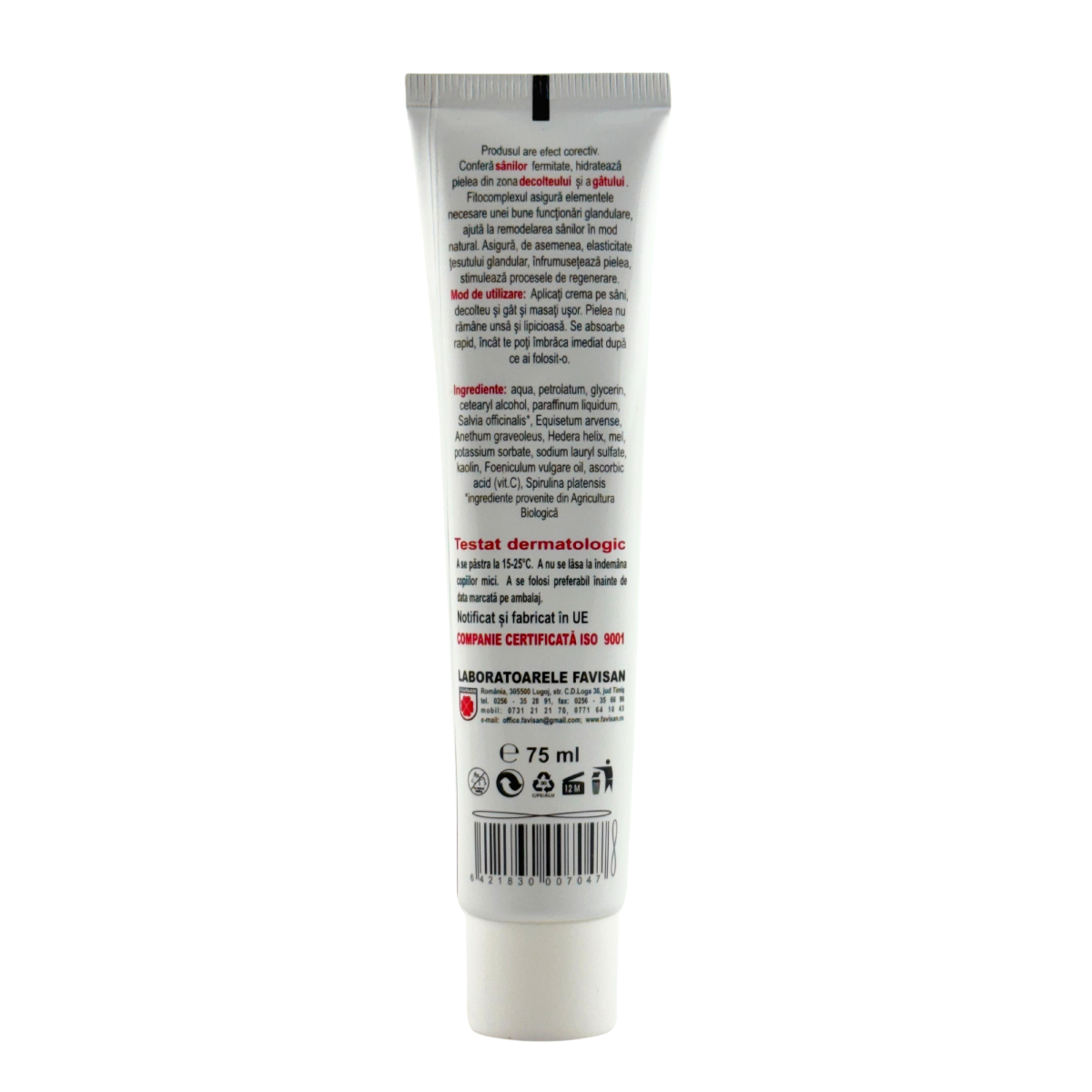 Crema pentru bust si decolteu Favibust 75 ml