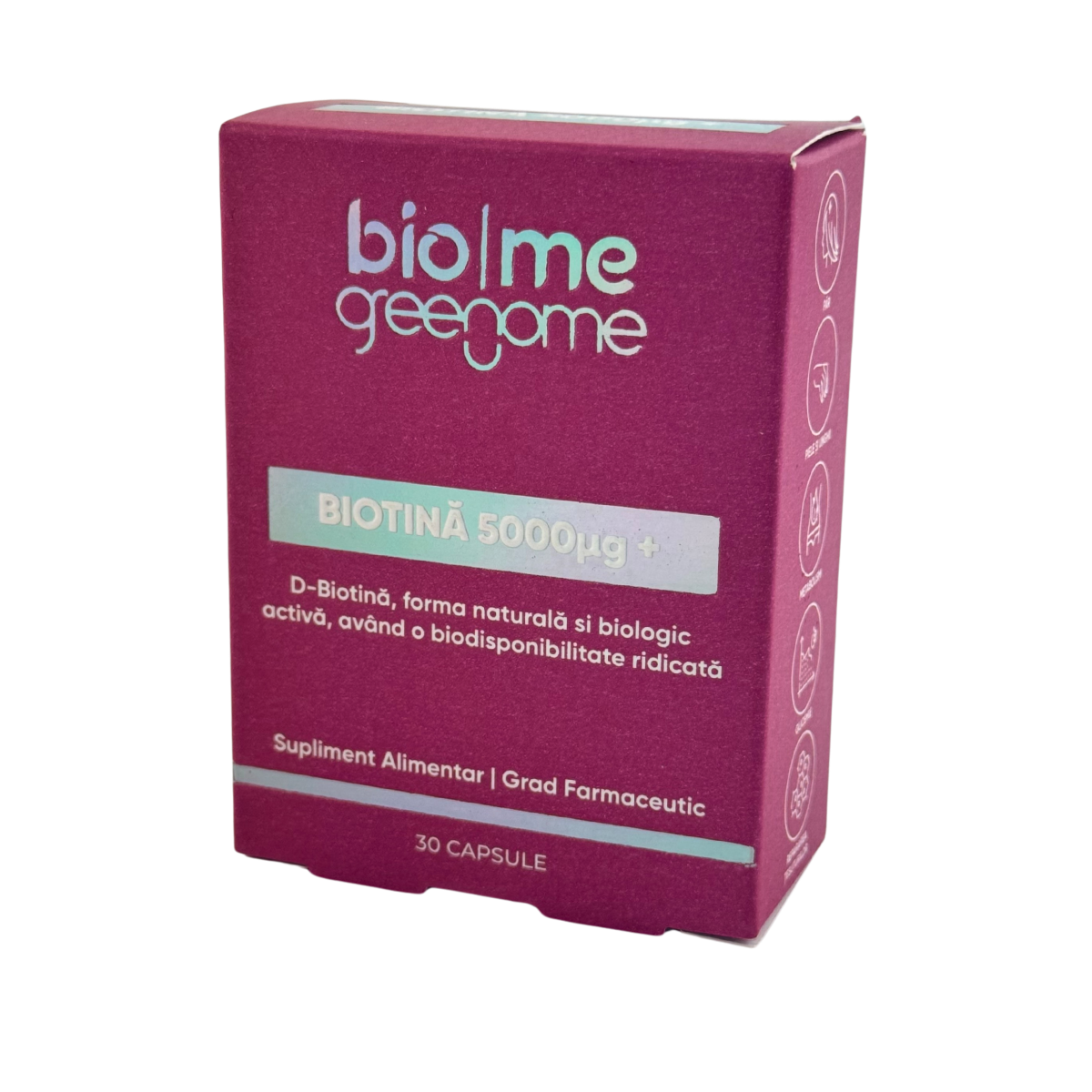 Biotina 5mg 30 capsule