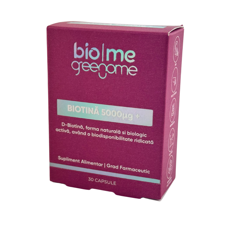 Biotina 5mg 30 capsule