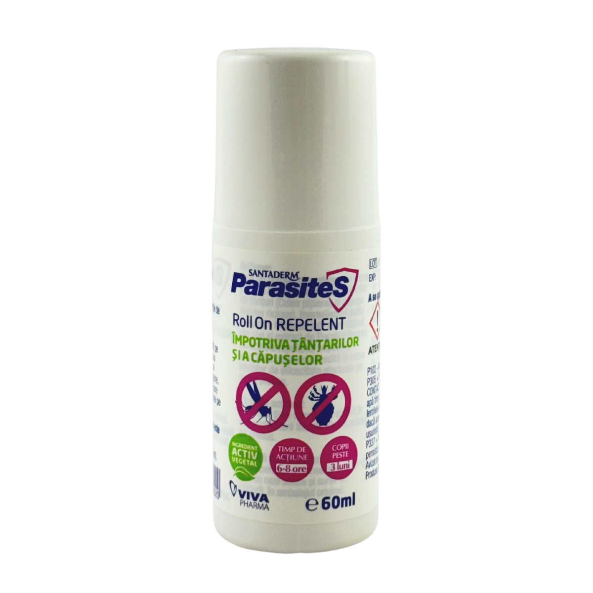 Roll On repelent impotriva tantarilor si capuselor 60 ml