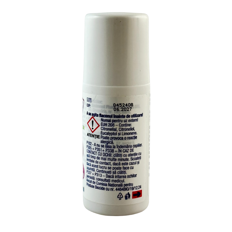 Roll On repelent impotriva tantarilor si capuselor 60 ml