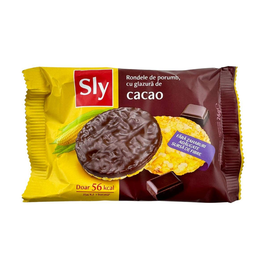 Rondele de porumb cu galzura de cacao cu indulcitor 26 g