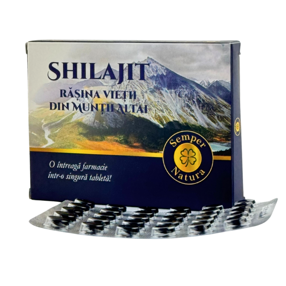 Shilajit - Rasina vietii din muntii Altai 60 tablete
