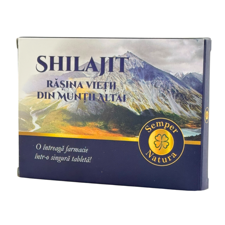 Shilajit - Rasina vietii din muntii Altai 60 tablete
