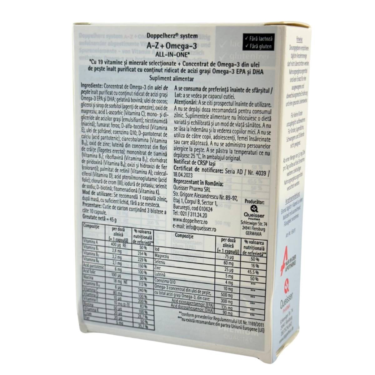 A-Z Omega 3 System - 30 capsule