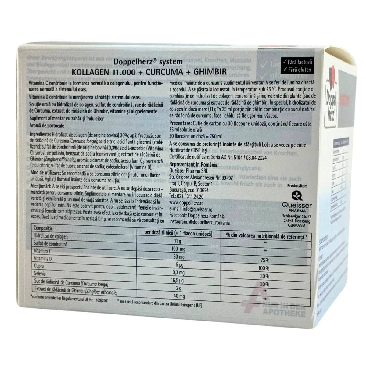 Kollagen 11.000+Curcuma+Ghimbir System 30 doze