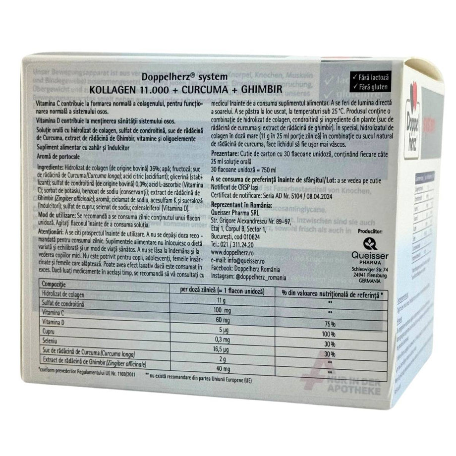 Kollagen 11.000+Curcuma+Ghimbir System 30 doze