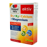 D3+K2+Calciu+Magneziu 30 capsule