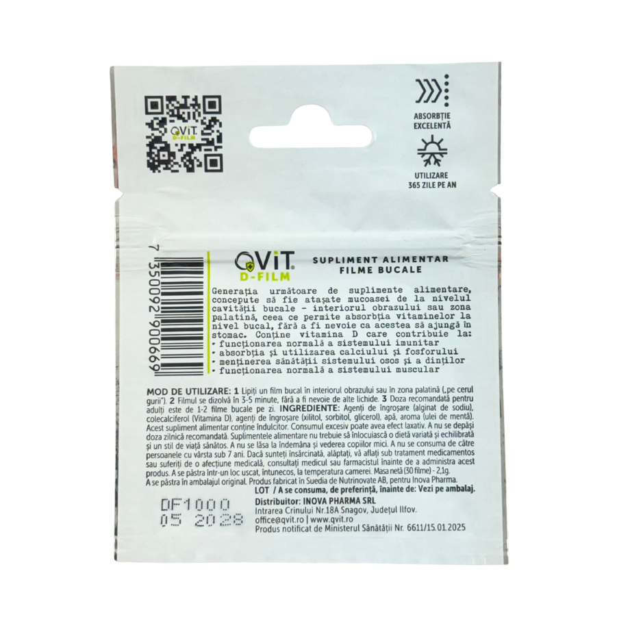 Qvit D-film 30 bucati
