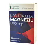 Bisglicinat de magneziu 1000mg 30 comprimate