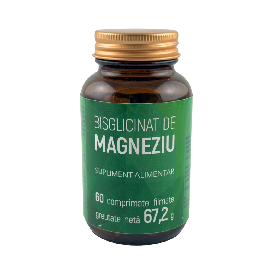 Bisglicinat de magneziu 60 ccomprimate