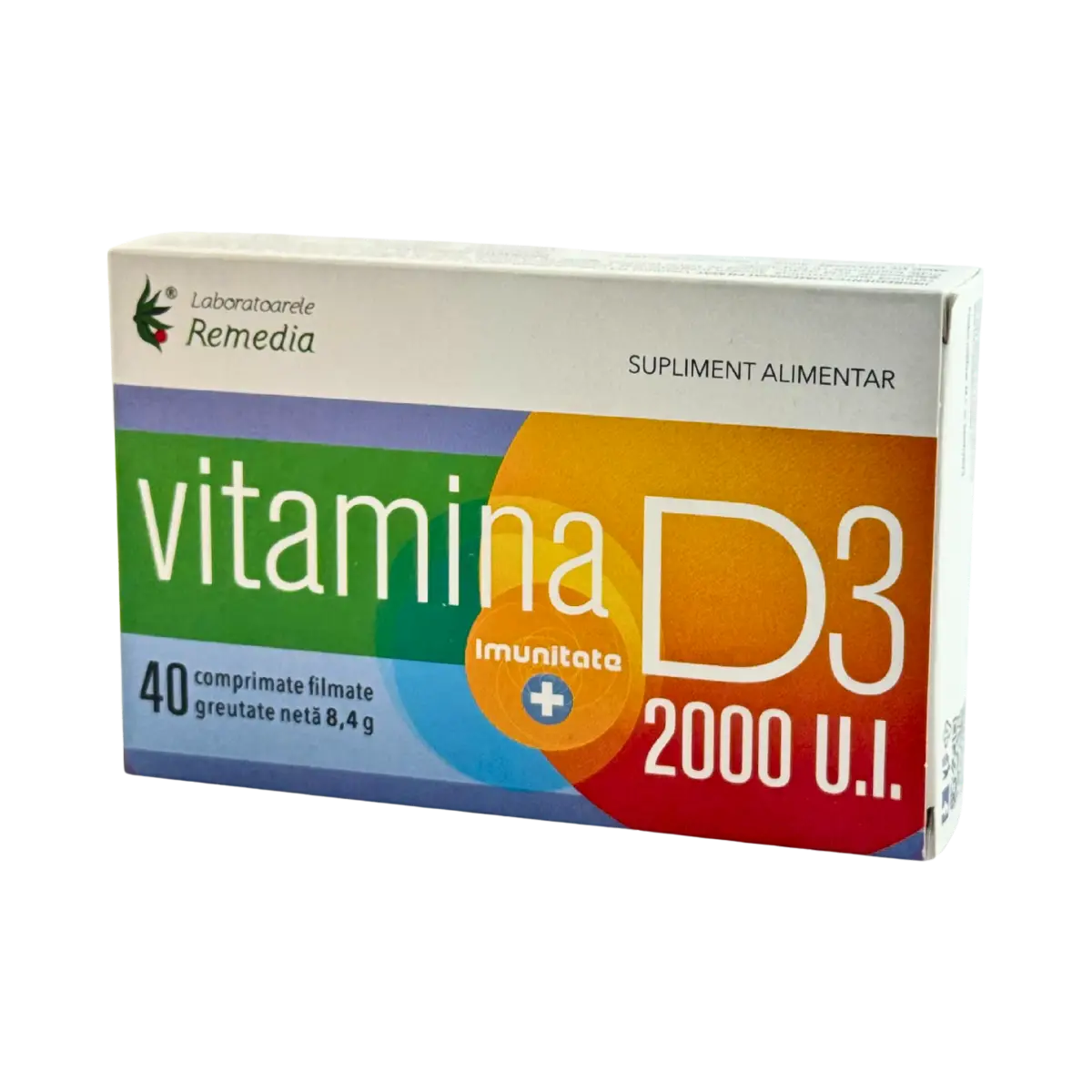 Vitamina D3 2000 u.i. 40 comprimate